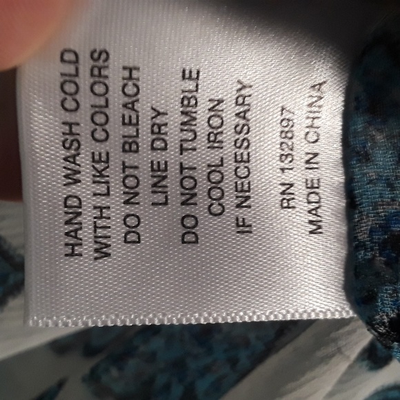 Rose & Olive Sheer Flowy Boho Hippie Style Longsleeve top with tassels size S - Picture 5 of 5